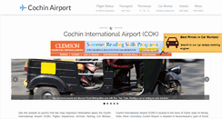Desktop Screenshot of cochinairport.com